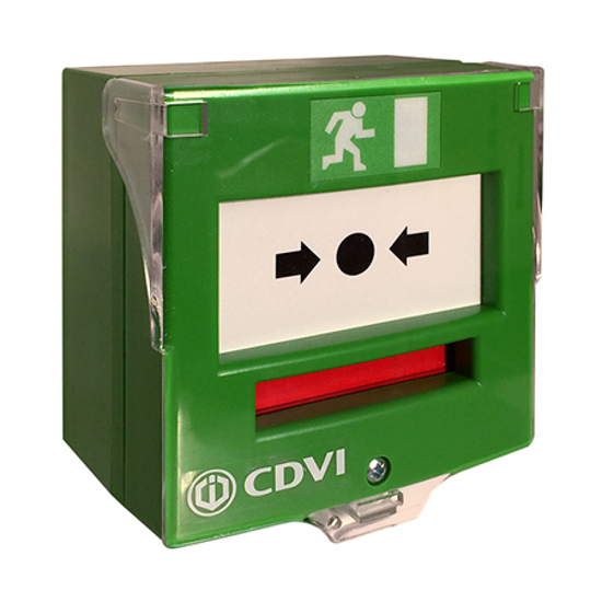 Picture of EMERGENCY PUSH BUTTON GREEN (2 CONTACT)