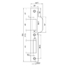 Picture of NEMEF P 646/17 RS LOCKING PLATE RECTANGULAR STAINLESS STEEL (10PCS)