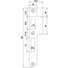 Picture of NEMEF PM 4910/12 RS LOCKING PLATE ROUNDED