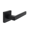 Picture of DOORLEVER HERA ON SQUARE ROSETTE 7MM LUGS MATT BLACK