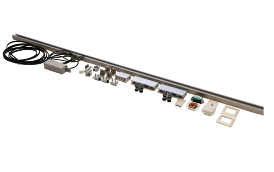 Picture of ELECTRIC SLIDING RAIL 10/E80/20-EVOLVE M2, GLASS DOOR 10MM 2000MM, 80KG