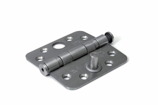 Picture of DX VH BALL BEARING HINGE 89X89 MM STAINLESS STEEL ROUND CORNERS