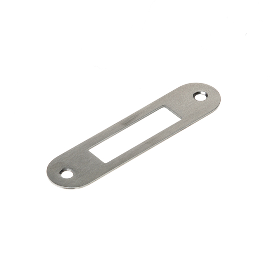 Picture of D4E STAINLESS STEEL STRIKE PLATE PROJECT LOCK BRUSHED L/R CABINET LOCK