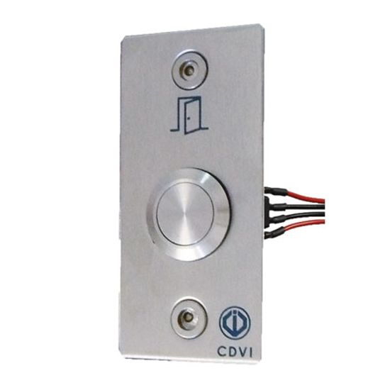 Picture of PUSH BUTTON NO/NG + STAINLESS STEEL PLATE (PREWIRED)