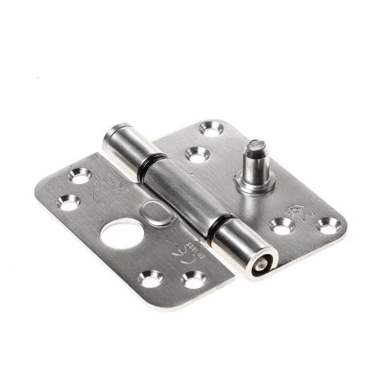 Picture of D4E SLIDE BEARING HINGE. R10 CE (CLASS 13) SKG3 STAINLESS STEEL304 R [L] 89X89X3