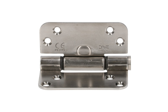 Picture of D4E SLIDE BEARING HINGE. R10 CE (CLASS 13) STAINLESS STEEL304 R [L] 89X89X3
