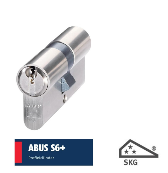 Picture of ABUS S6PLUS SKG3 Z/KEYS WHOLE CYLINDER GS 30-45