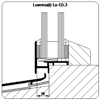 Picture of LU-G5.3.G GLAZING PROFILE ANODISED (5MTR)