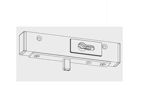 Picture of A-8007080 - SURFACE MOUNT FLOOR LOCK
