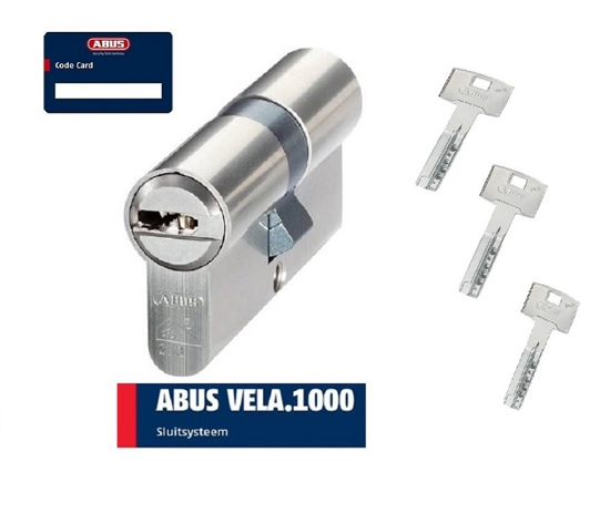 Afbeeldingen van ABUS VELA 1000 CERT. SKG3 VS  INCL.3SL. DUBBELE CILINDER 30-70