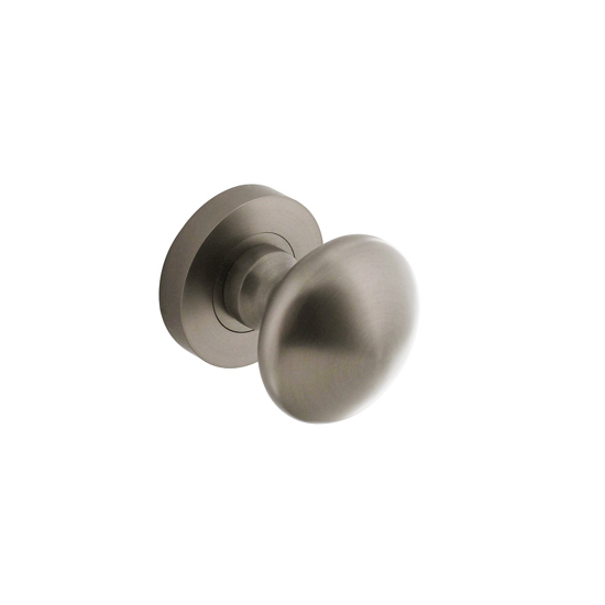 Picture of KNOB ROUND FIXED TO ROUND ø52X10MM WITH KNOCKS AND STIFT, ANTRACIET-GREAM
