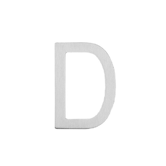 Picture of HOUSE LETTER D 100MM STAINLESS STEEL