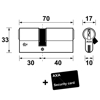Bild von AXA XTREME SECURITY DUBBELE CILINDER NIK SKG3 30/40