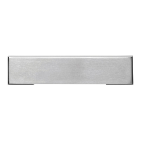 Picture of LETTER PLATE RECTANGULAR CONCEALED OUTWARD OPENING STAINLESS STEEL