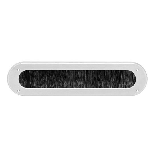 Picture of INTERSTEEL LETTERPLATE DRAUGHT EXCLUDER ROUND