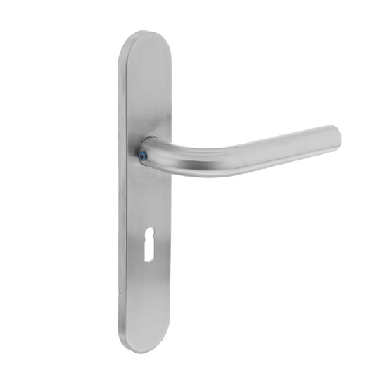 Picture of DOORLEVER 1296 STRAIGHT ON CONCEALED SHIELD KEYHOLE 56MM WITH LUGS 7MM R