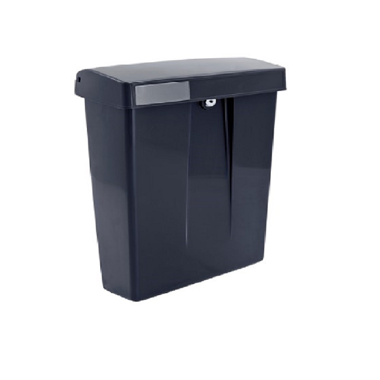 Picture of MAIL BOX SUMMUS PLASTIC WITH LOCK (2 KEYS) BLACK RAL 9005