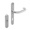 Picture of SKG3 OVAL ESCUTCHEON CORE PROTECTION WITH NARROW ESCUTCHEON/HANDLE PC92MM STAINLESS STEEL