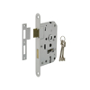 Picture of HOUSING CONSTRUCTION KEYPAD DAY AND NIGHT LOCK 55MM, FRONT PLATE ROUNDED WHITE LACQUERED