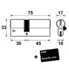 Afbeeldingen van AXA XTREME SECURITY DUBBELE CILINDER NIK SKG3 30/45