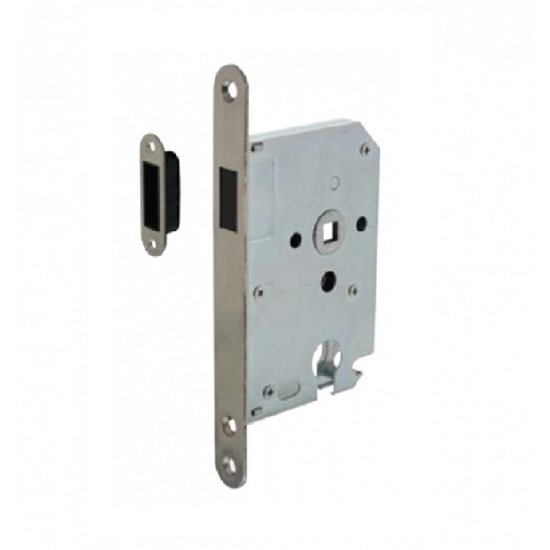 Picture of HOUSING CONSTRUCTION MAGNETIC CYLINDER DAY AND NIGHT LOCK 55MM, STAINLESS STEEL FRONT PLATE