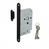Picture of HOUSE CONSTRUCTION MAGNETIC KEYPAD LOCK 55MM,BLACK FRONTPLATE ROUNDED