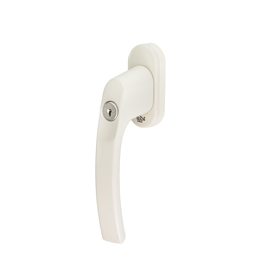 Picture of ROTARY WINDOW HANDLE LOCKABLE PIN 40MM CREAM WHITE