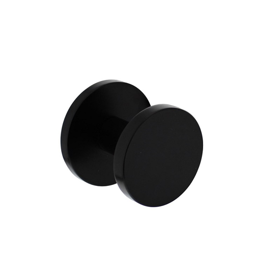 Picture of DOOR KNOB FLAT Ø55MM ON ROUND BACKPLATE Ø60MM WITH ONE-SIDED MOUNTING