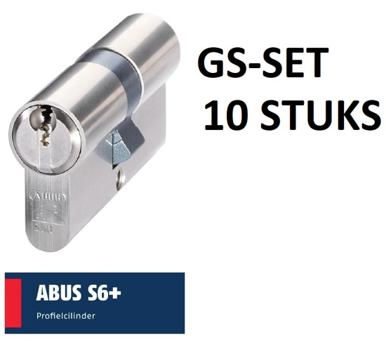 Afbeeldingen van ABUS S6PLUS SKG3 GS  DUBBELE CILINDER 30-30 SET.10ST