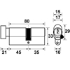 Picture of KNOP VEILIGHEIDSCIL.SECURITY K45-35MM