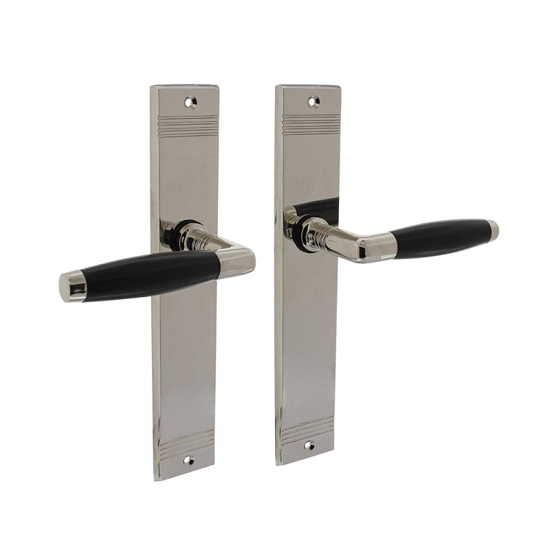 Picture of DOORLEVER TON BASIC WITH SHIELD GROOVE 235X43X5MM BLIND NICKEL