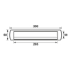 Picture of AXA LETTERPLATE CURVE F1G