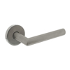Picture of SET BACK DOORLEVER ROUND, LEVER/LEVER JURA WITH SOLID ROSETTES STAINLESS STEEL