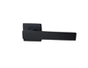 Picture of D4E DOOR HANDLE ON ROSETTE STAINLESS STEEL BLACK SQUARE WEFRA