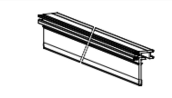 Afbeeldingen van A-7152240 - FÜHRUNGSPROFIL F. DURCHGEH. BODENFÜHRUNG