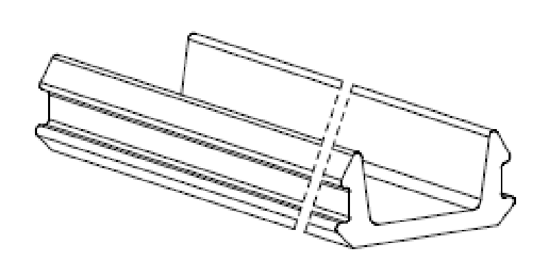 Picture of A-7120380 - KABELKANALABDECKUNG CM100 LÄNGE 3000MM