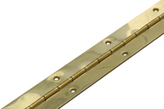 Picture of DX PIANO HINGE 0,7X32X1500 MM BRASS PLATED