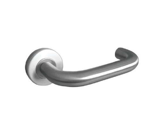 Picture of D4E DOOR LEVER ON ROSE (INC PC) STAINLESS STEEL304 U/D- DESIGN