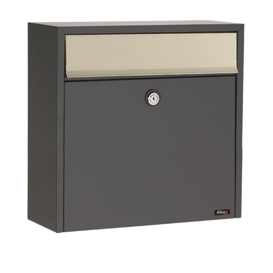 Picture of LETTERBOX 2500 ANTHRACITE/INOX FLAP