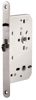 Picture of 624/17-60 SLIDING DOOR LOCK, DM60MM, WC72MM, HANDLE HOLE 8MM, FRONT PLATE STAINLESS STEEL 2