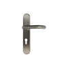 Picture of D4E DOOR LEVER ON SHIELD 45X245 STAINLESS STEEL PC72 U-19MM L/R