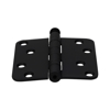 Picture of D4E BALL BEARING HINGE 89X89X2,5MM ROUNDED R10MM STAINLESS STEEL / BLACK