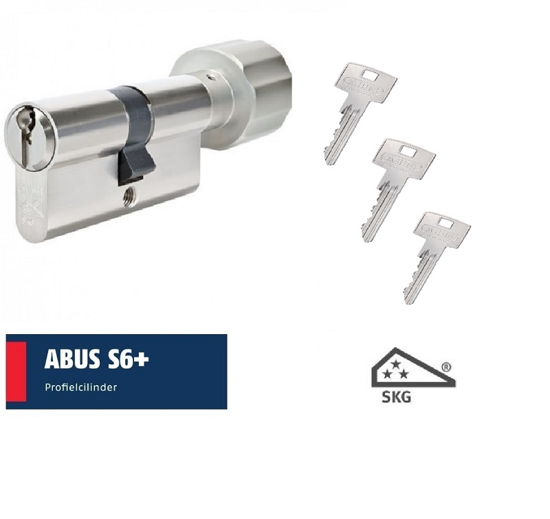 Picture of ABUS S6PLUS SKG3 DUBBELE KNOPCIL. VS INCL. 3SL. Z45-K60