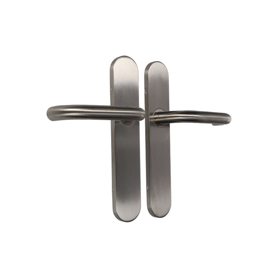 Picture of D4E DOOR LEVER ON SHIELD 45X245 STAINLESS STEEL BLIND U-19MM L/R