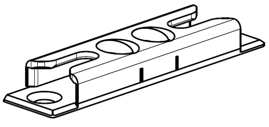 Afbeeldingen van SE SLUITPLAAT 18X8 NR 6-33082-00-0-1 $