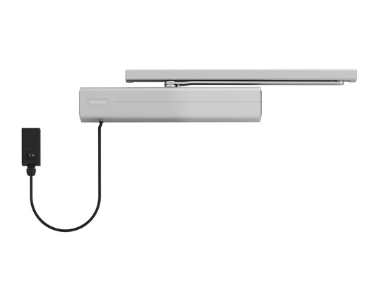 Bild von ASSA ABLOY VRIJLOOPDRANGER DC700FMB INCLUSIEF ARM EN AANSLUITBOX ZILVER