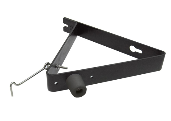 Afbeeldingen van DEUROPVANGBEUGEL 45GR COMPLEET EPZ 275X250X220 ZWART